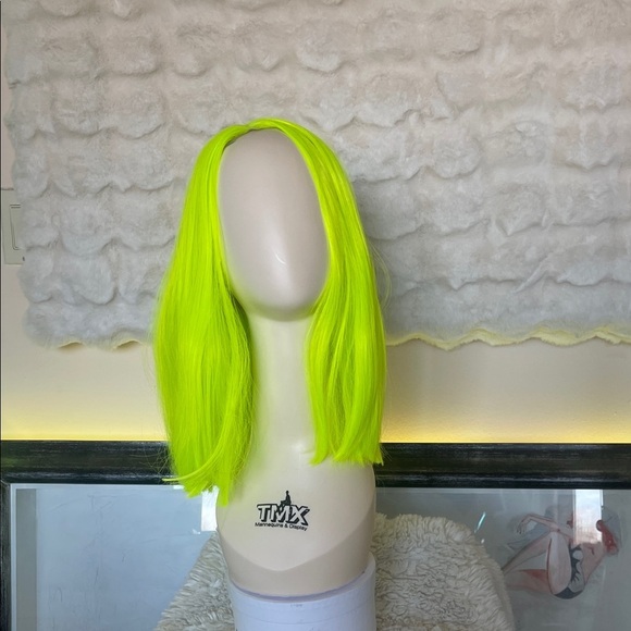 None Other - Neon Yellow Women's Hair Wig